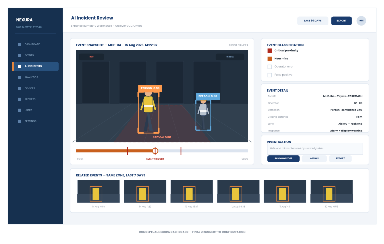 MHE safety software